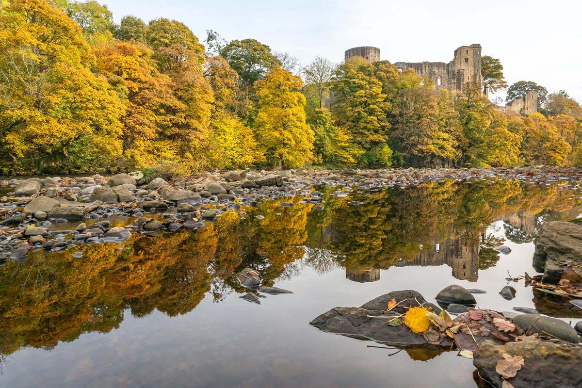 Barnard Castle Reflections by Photographer Andy Beck - Close To Caroline Cottage Two Bedroom Holiday Home Romaldkirk Barnard Castle