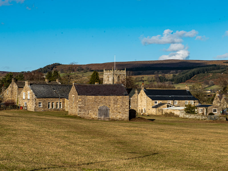 Countryside Views of Caroline Cottage Two Bedroom Holiday Home B&B in Romaldkirk near Barnard Castle County Durham